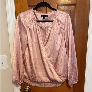 INC International Concepts Blush Pink Blouse